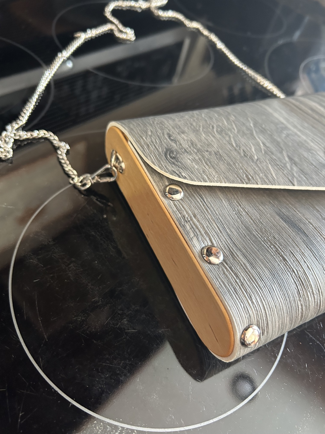 SOL by Dunlop Wood-Look Clutch - photo 4