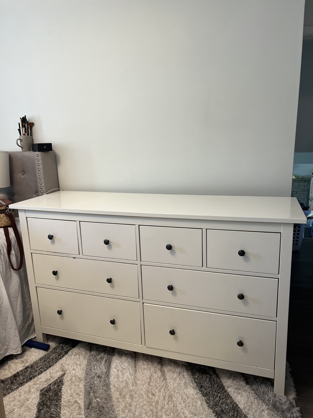 IKEA MALM 8-Drawer Dresser - White