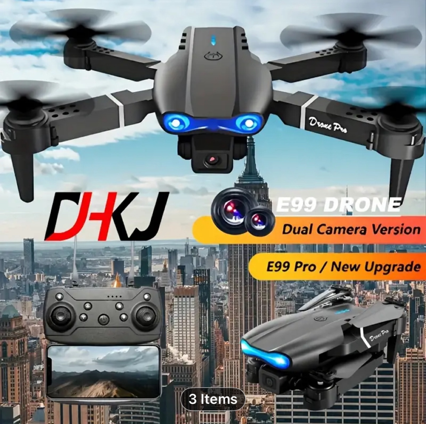 E99 Pro Drone with Dual Camera - New Upgrade - photo 2