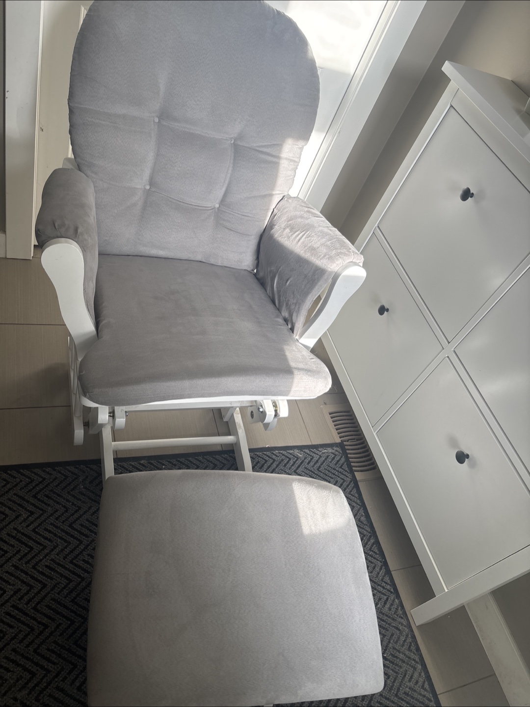 Glider Rocker with Ottoman - photo 2