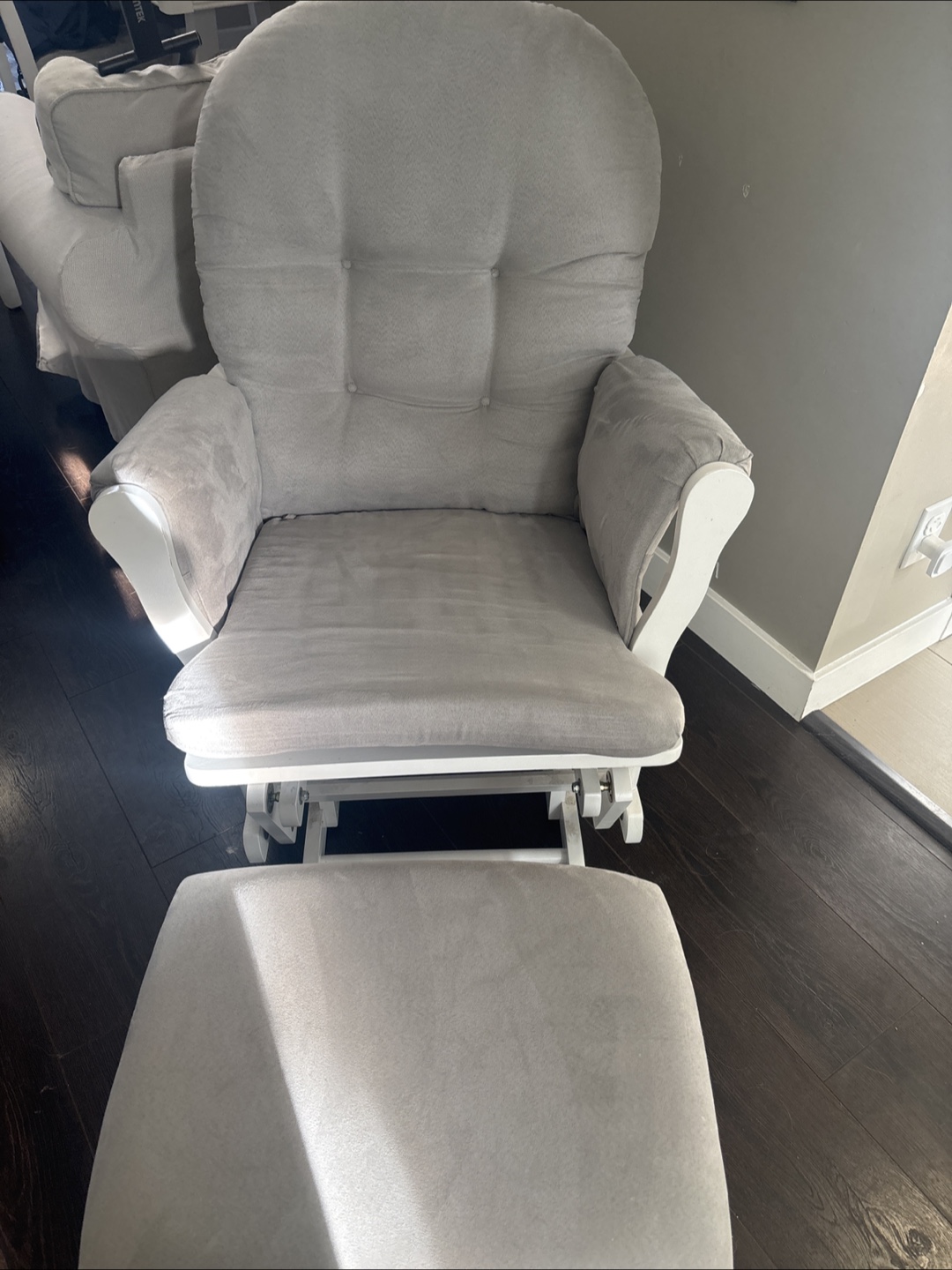 Glider Rocker with Ottoman
