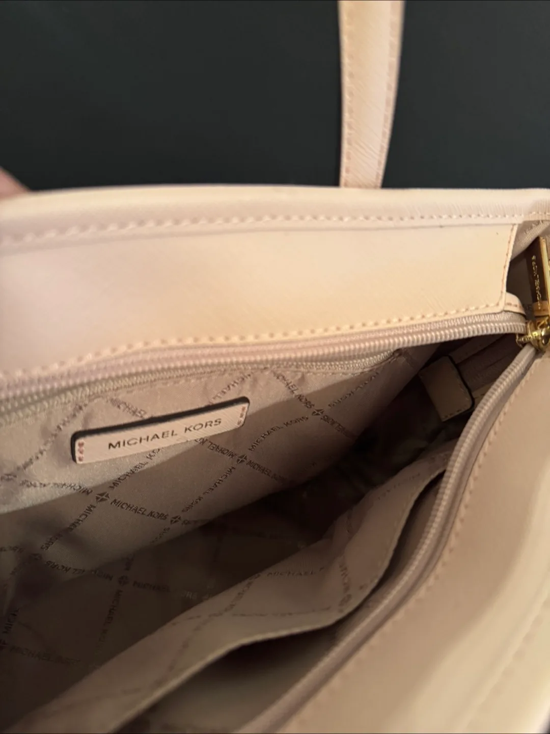 Michael Kors Mini Tote Bag - Pale Pink & Beige image indicator(4)