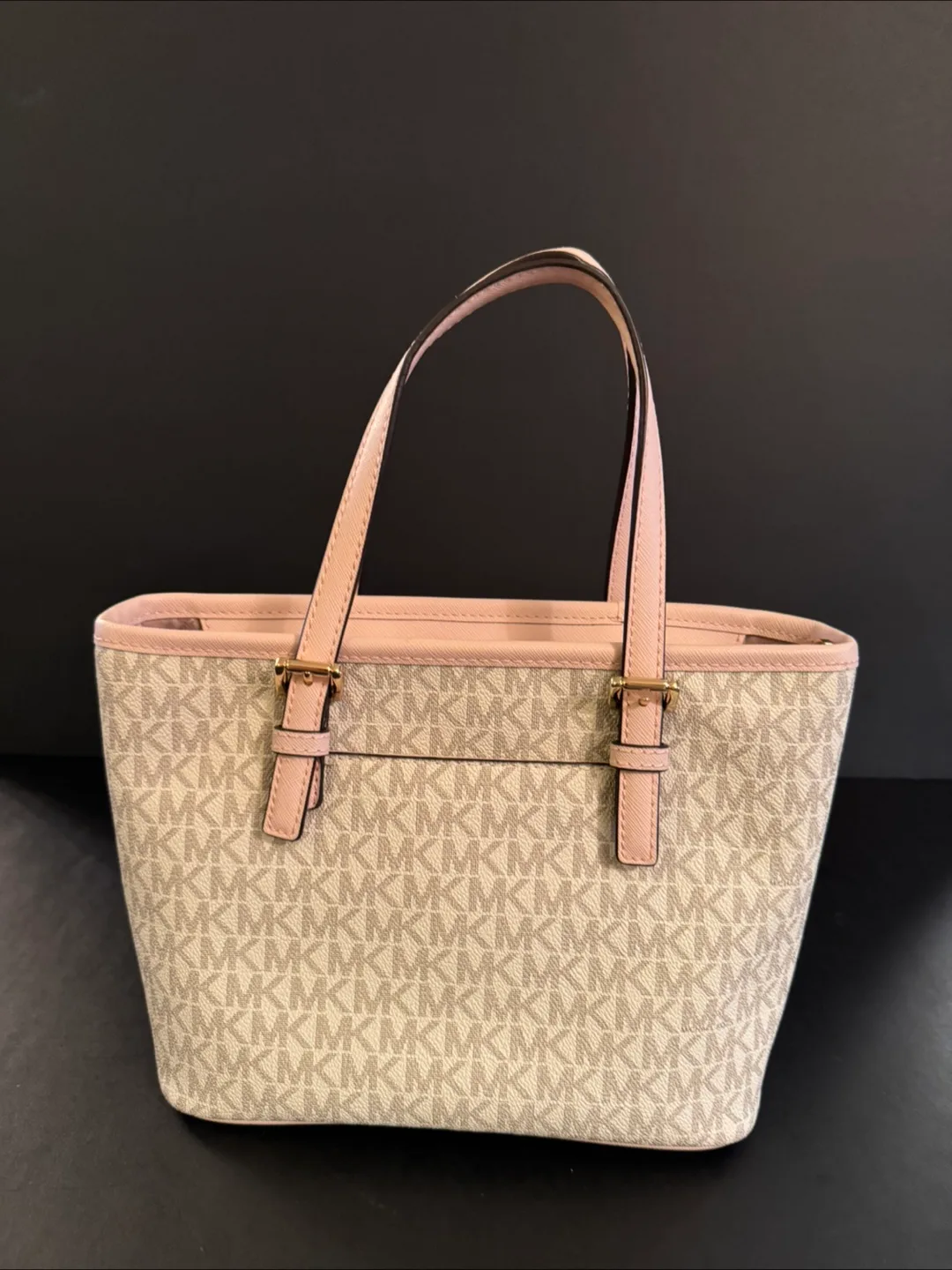 Michael Kors Mini Tote Bag - Pale Pink & Beige image indicator(3)