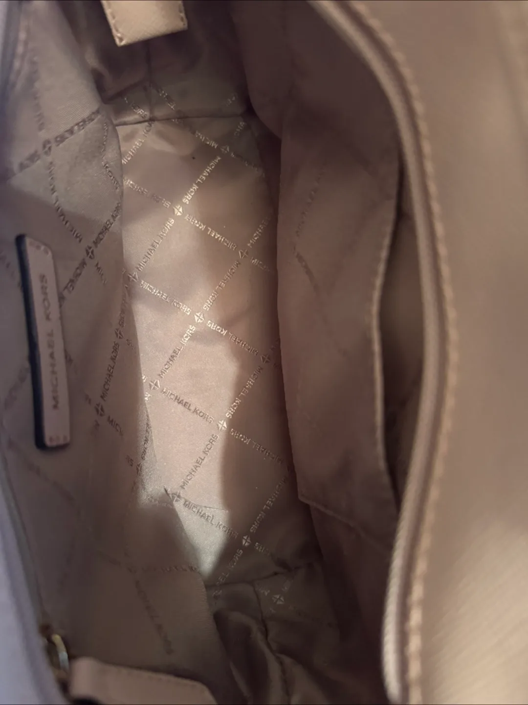 Michael Kors Mini Tote Bag - Pale Pink & Beige image indicator(5)