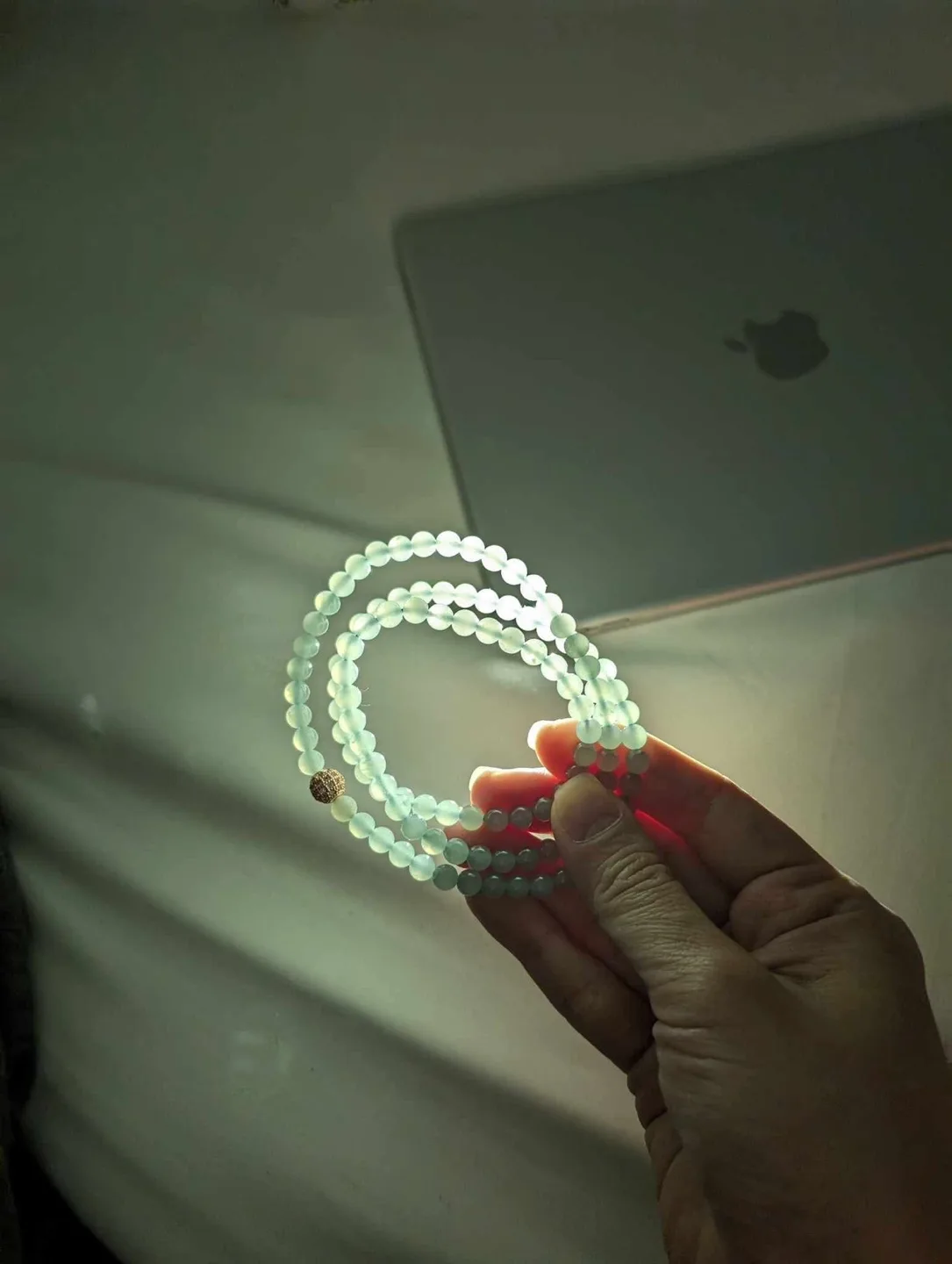 Rare Blue Sky Jadeite Bracelet thumbnail