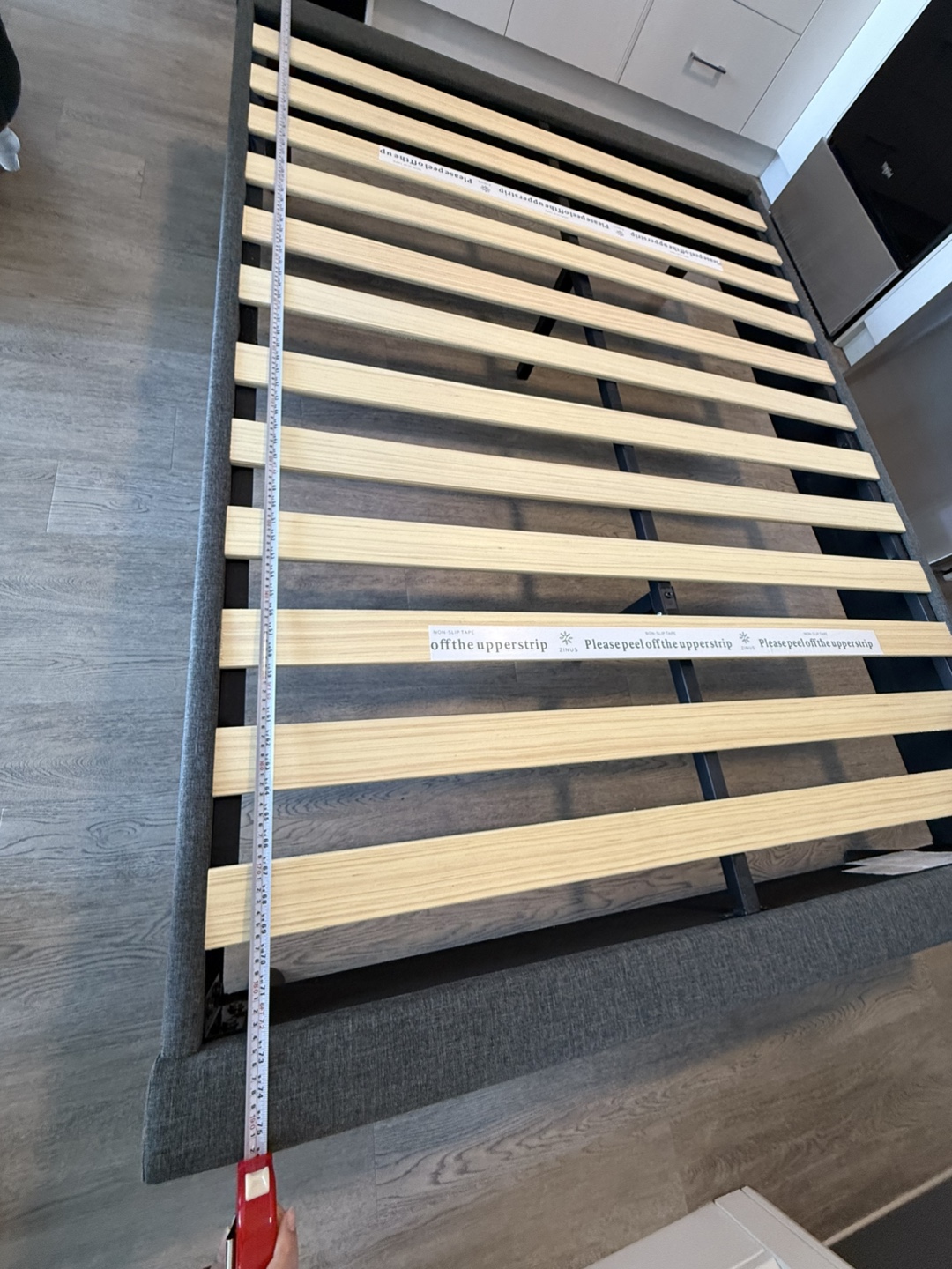 Double (Full) Size Upholstered Platform Bed Frame - photo 4