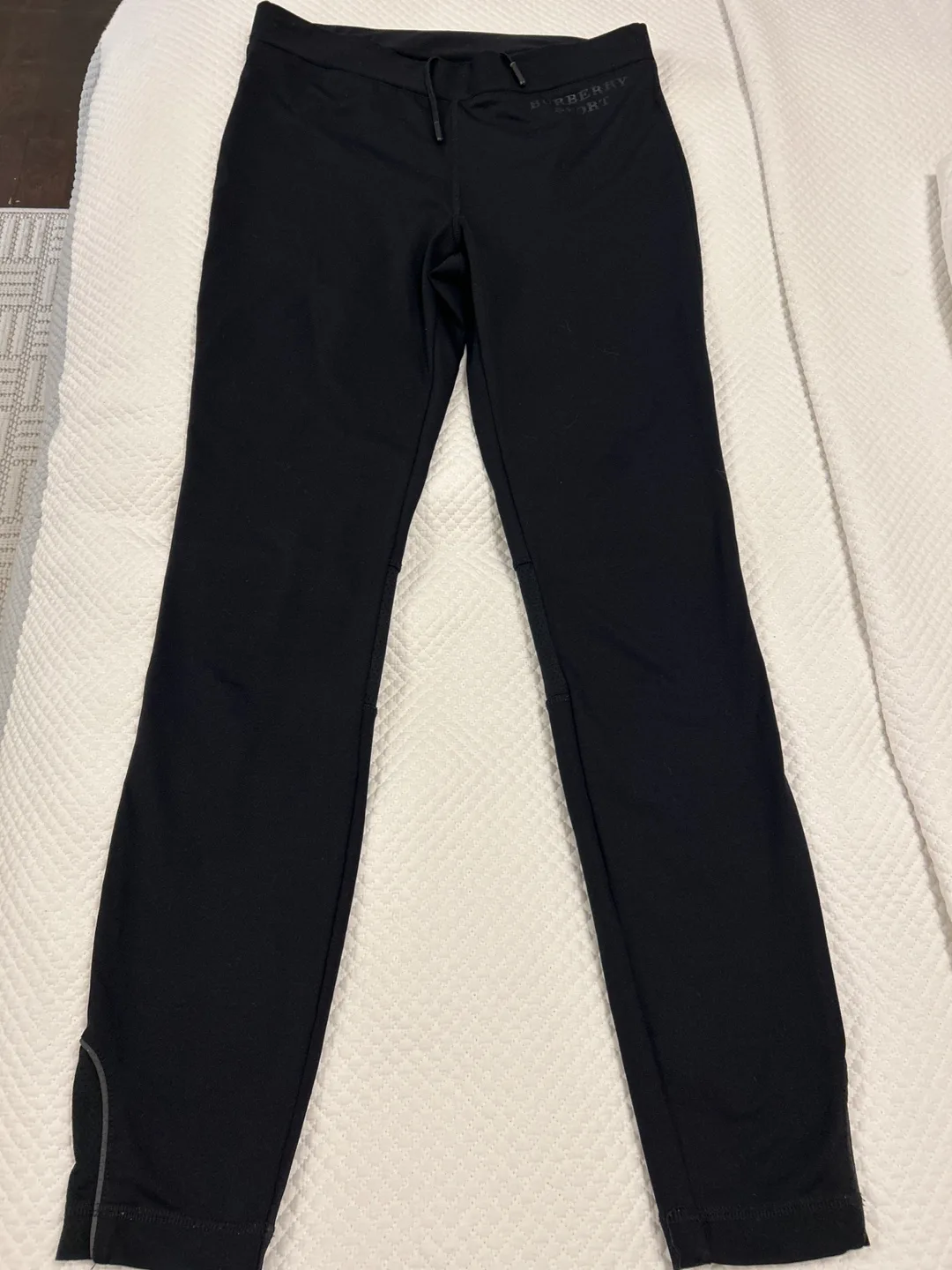 Burberry Sport Black Running Leggings - Size Medium thumbnail