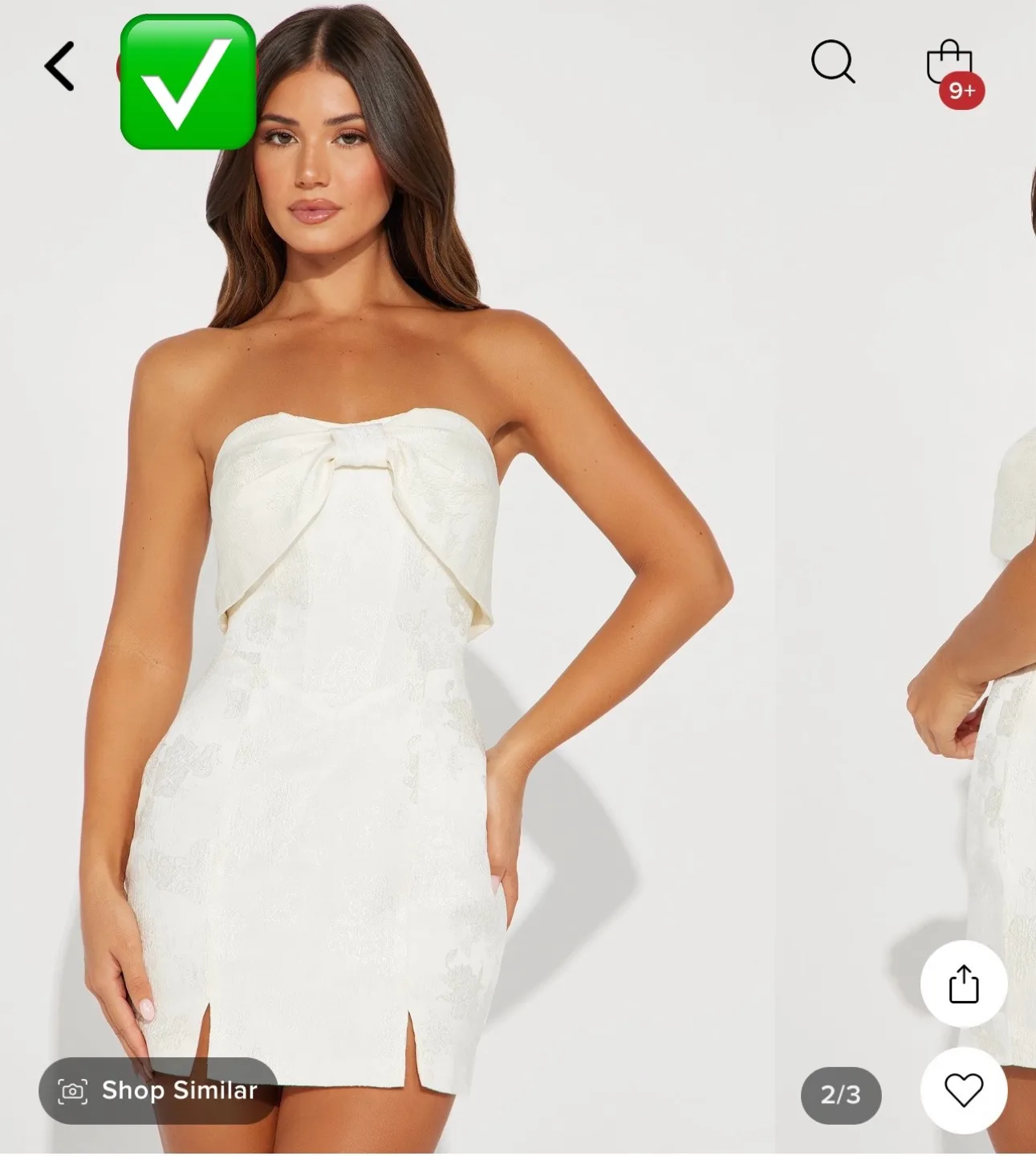 Nookie Off-the-Shoulder Mini Dress thumbnail