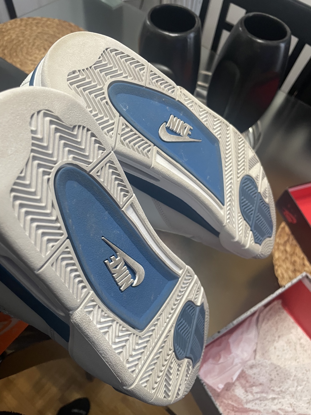 (Used) Air Jordan 4 Retro 'White/University Blue' - photo 2