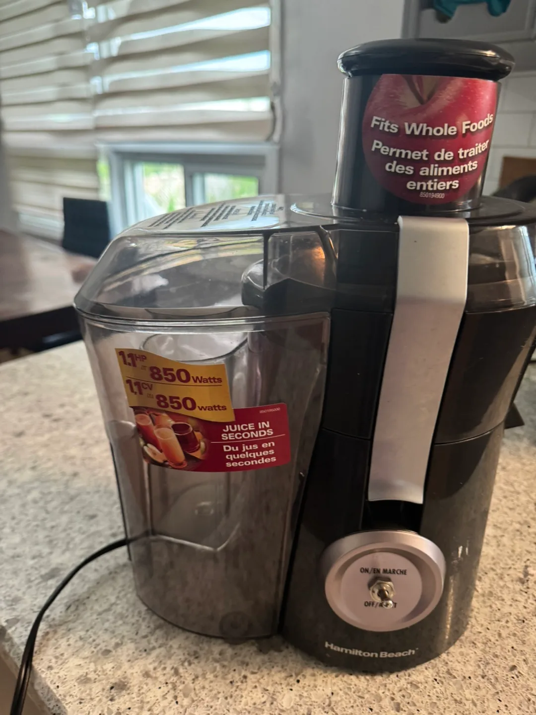 Hamilton Beach Juicer - 850 Watts image indicator(4)