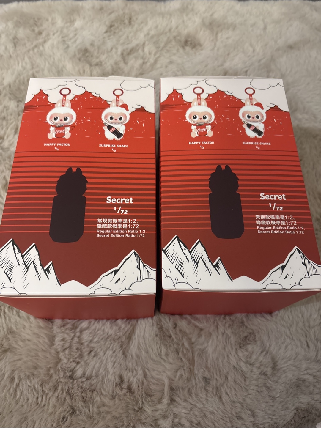 Labubu, Coca-Cola Pop Mart The Monsters Vinyl Figure x2 - photo 3