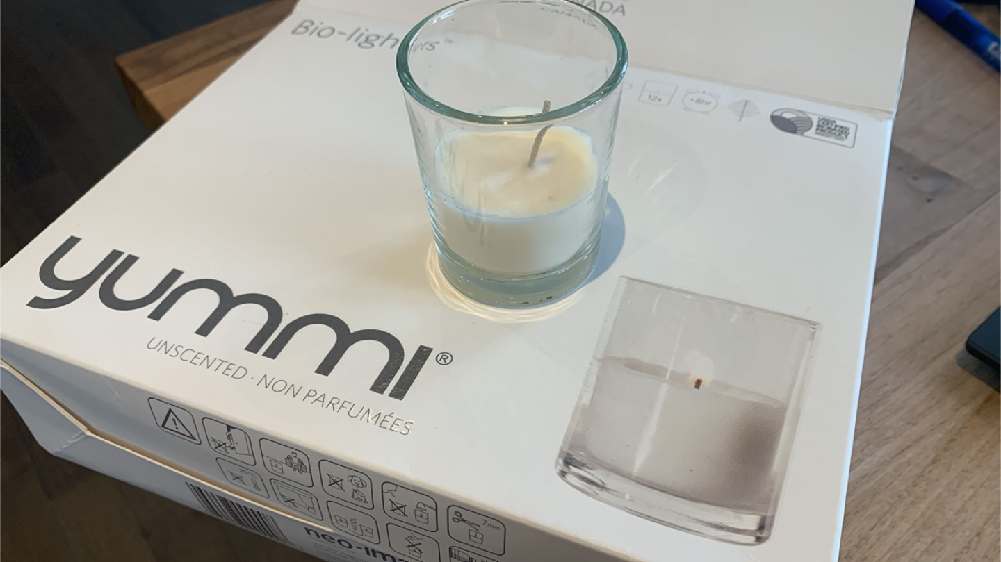 Tealight Candles- Yummi brand, 8hr burning