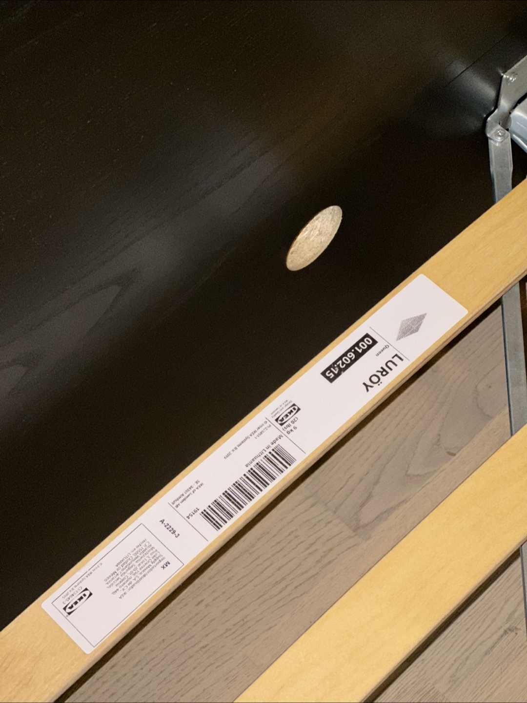 IKEA Queen Bed Frame with 2 Drawers - photo 5