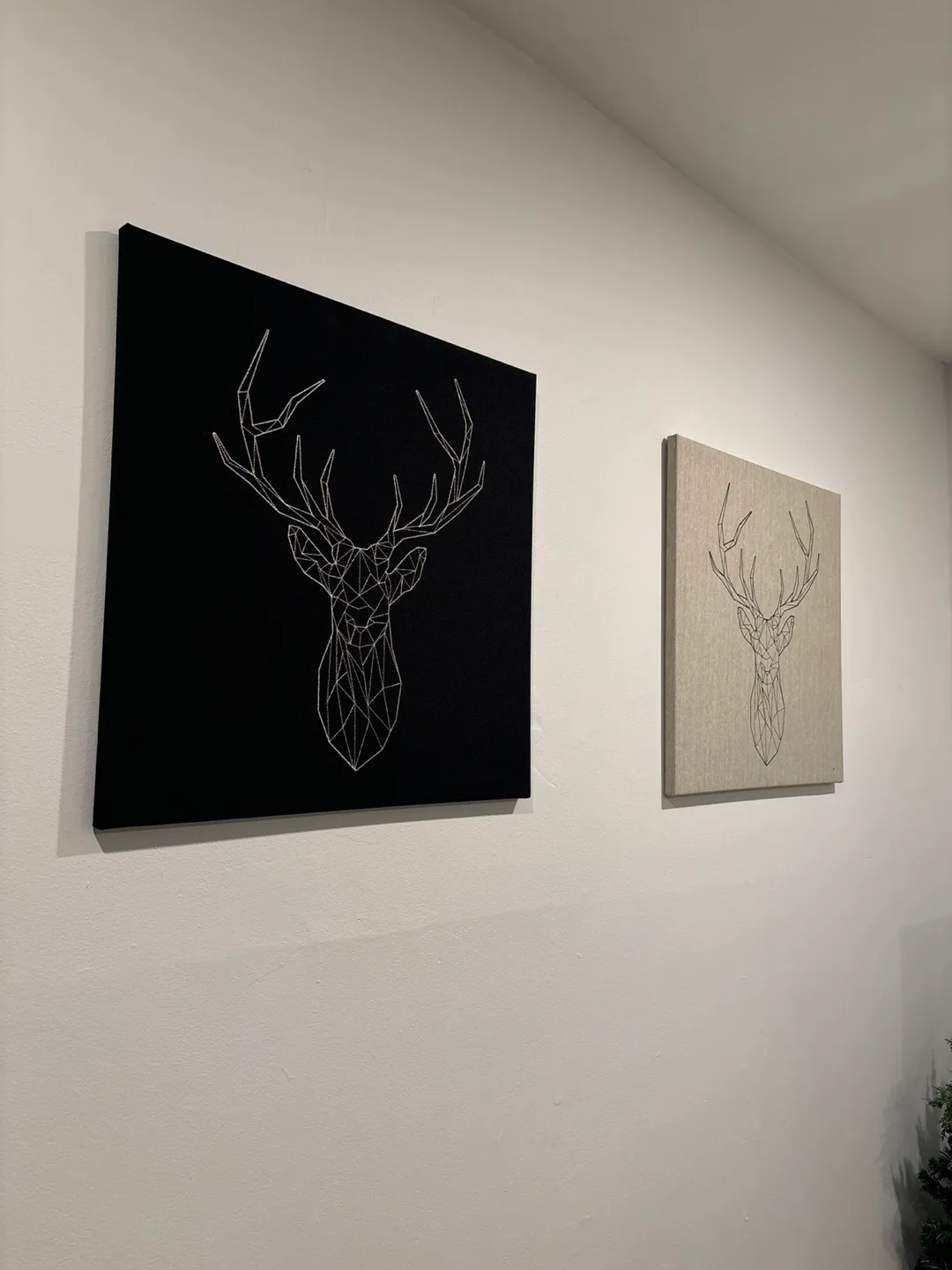 Pair of Geometric Deer Wall Art image indicator(2)