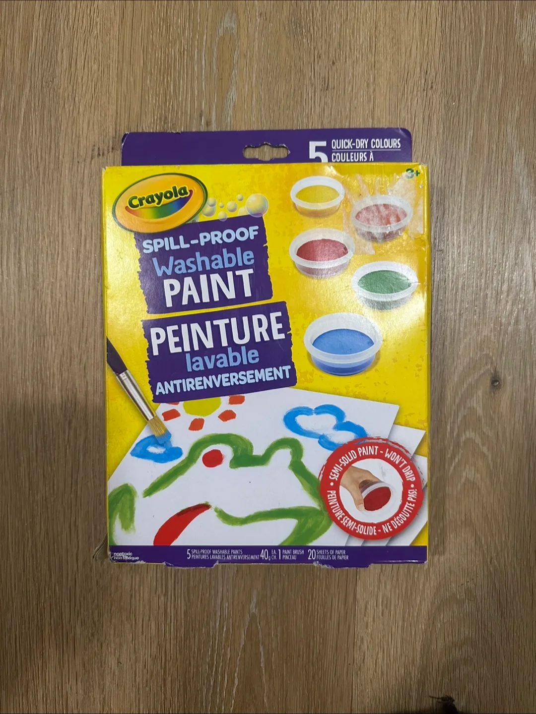 Crayola Spill Proof Washable Paint - Brand New thumbnail