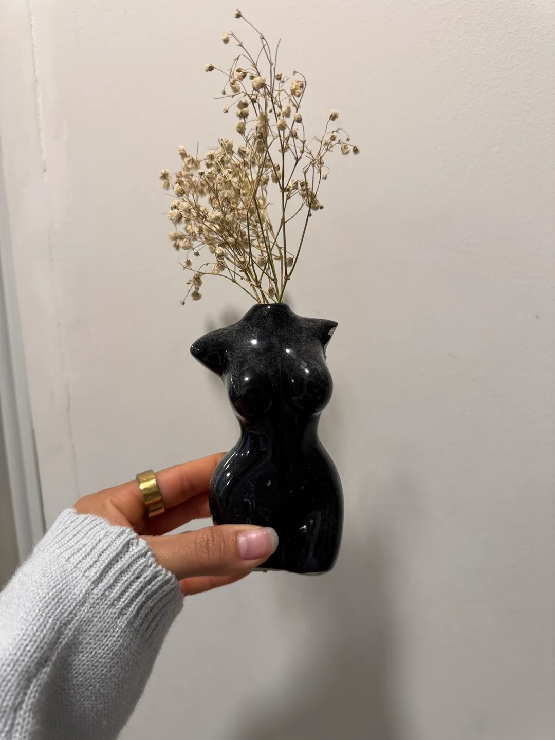 Unique Black Female Torso Vase thumbnail