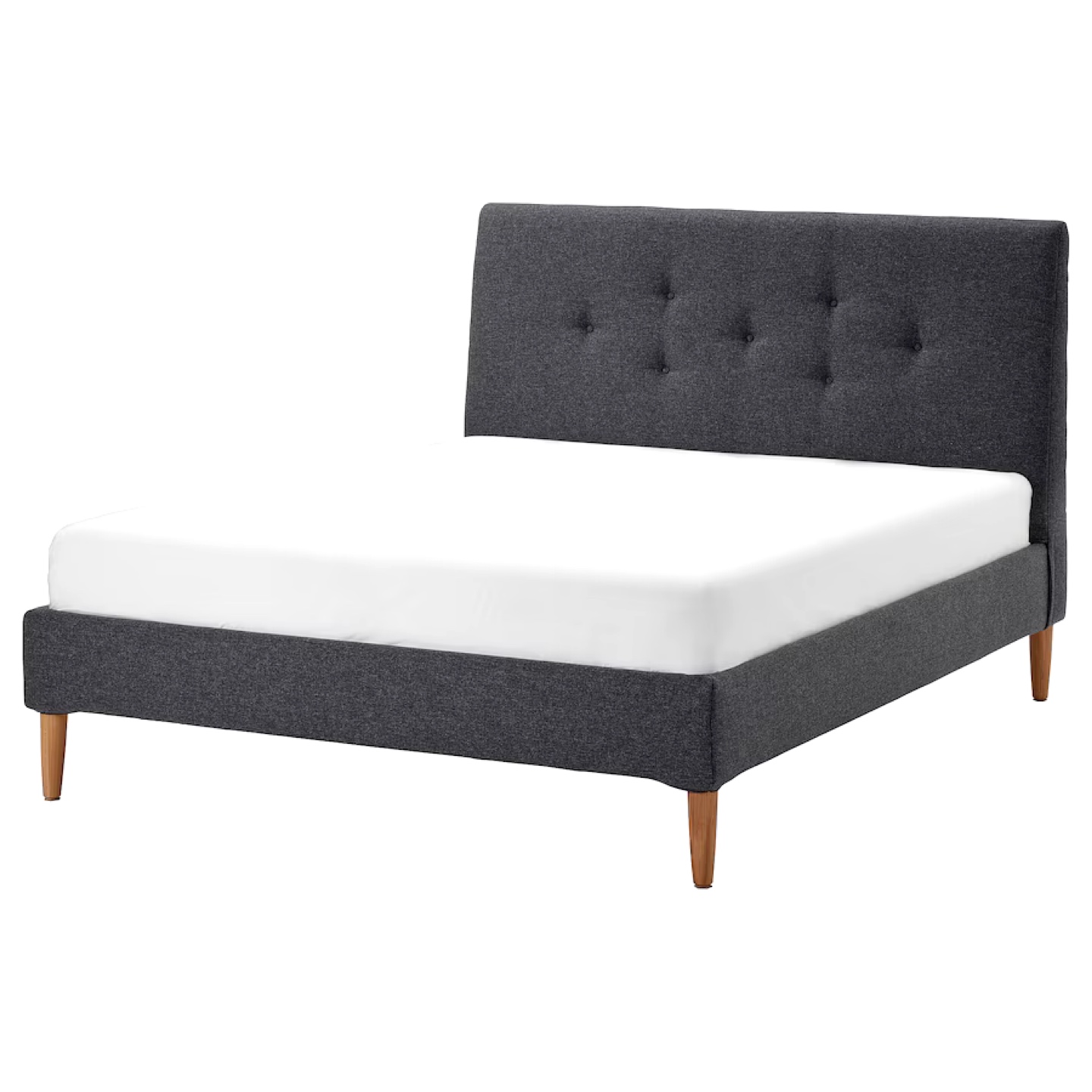 Queen Size Grey Bed Frame - photo 3
