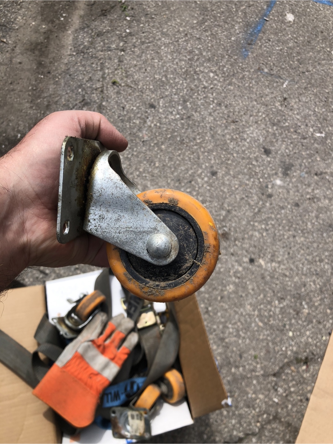 Used Caster Wheel with Plate - photo 3