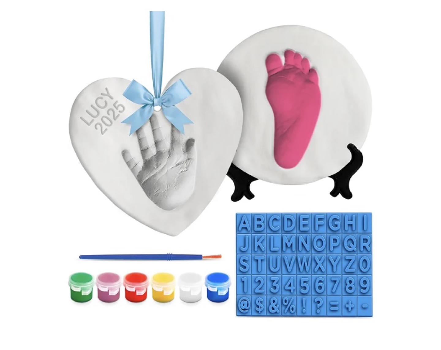 Luna Bean Baby Ornament Kit - Makes 2 Ornaments - photo 2