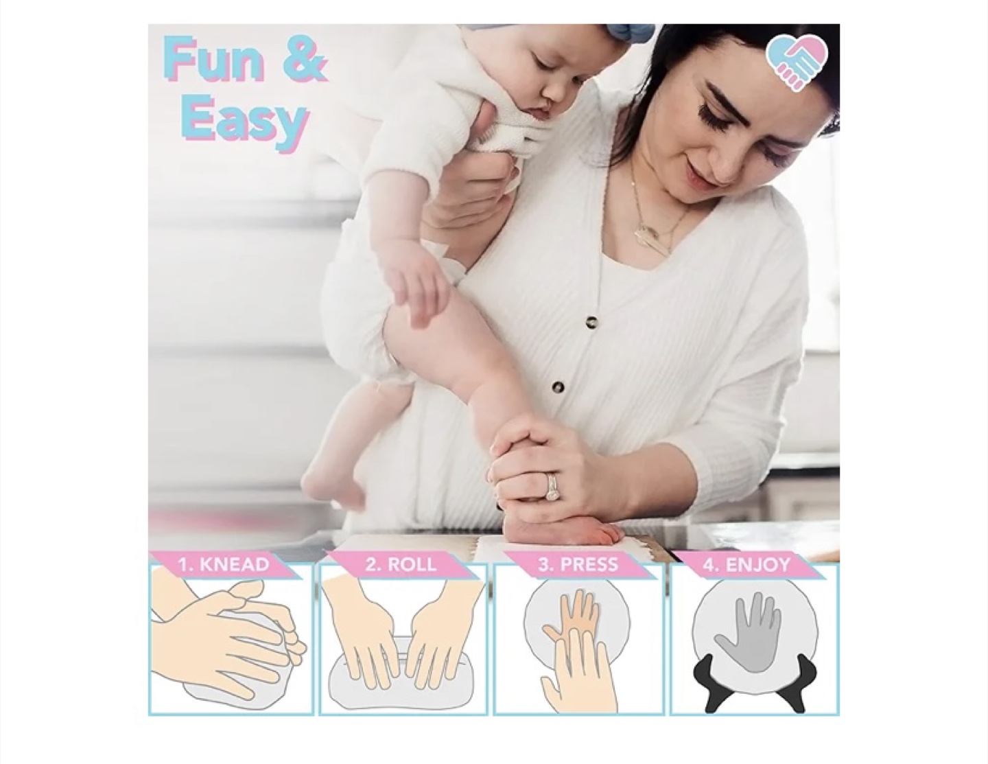 Luna Bean Baby Ornament Kit - Makes 2 Ornaments - photo 5