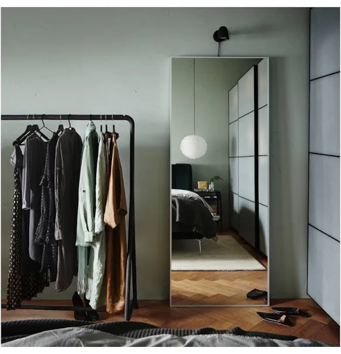 HOVET Full-Length Mirror with Silver Frame - photo 3