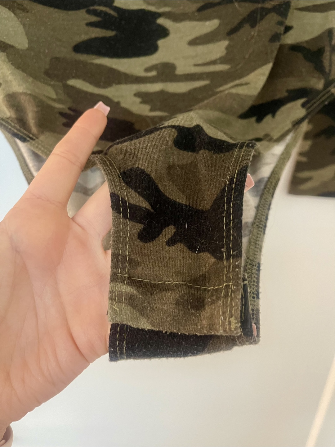 Camo chest cut-out bodysuit - photo 4