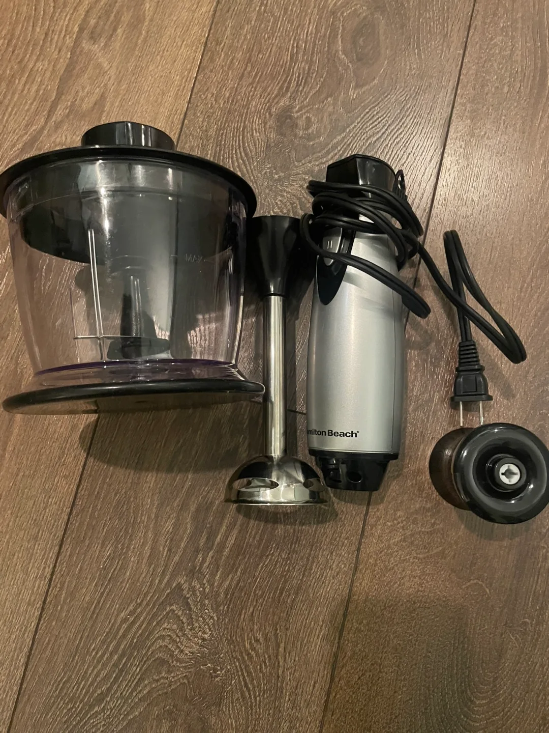 Hamilton Beach Hand Blender with Chopper thumbnail