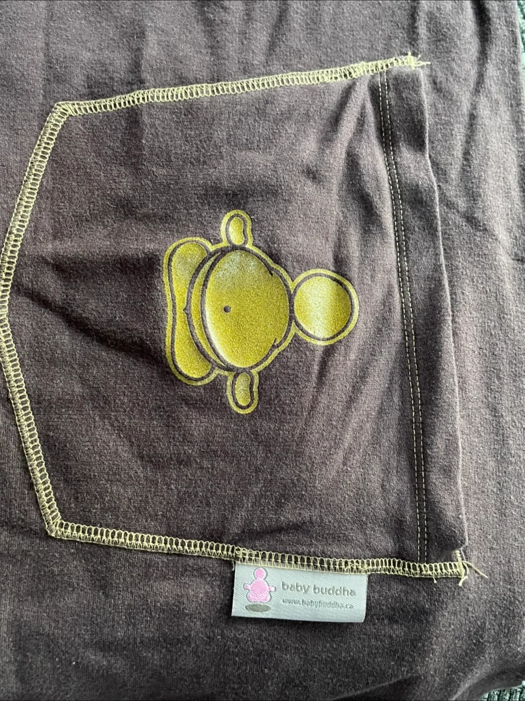 Baby Buddha Brown Organic Cotton Baby Wrap Carrier thumbnail