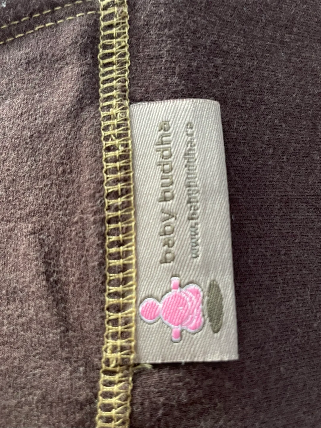 Baby Buddha Brown Organic Cotton Baby Wrap Carrier image indicator(2)