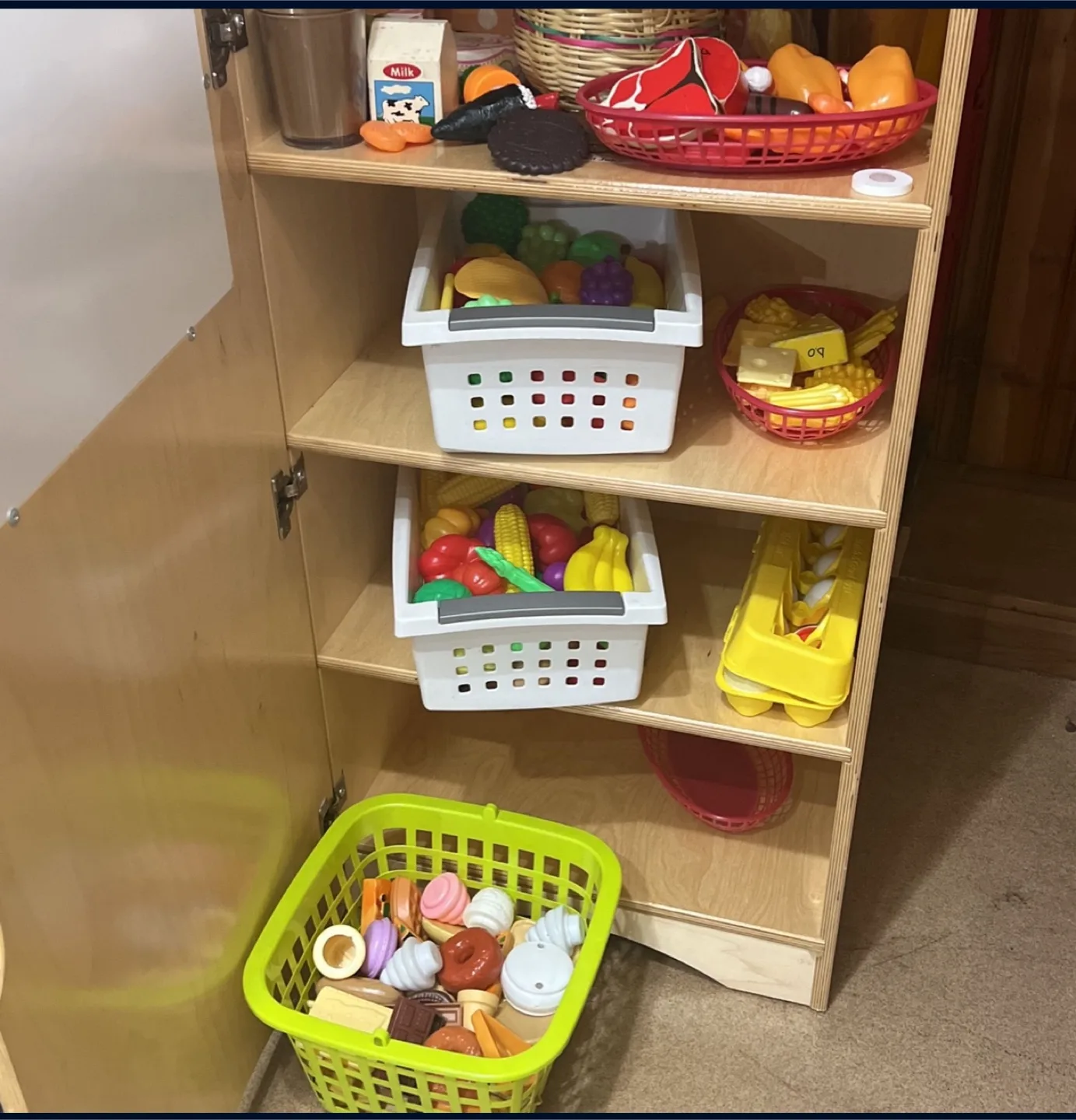 Wooden Play Kitchen Cabinet thumbnail