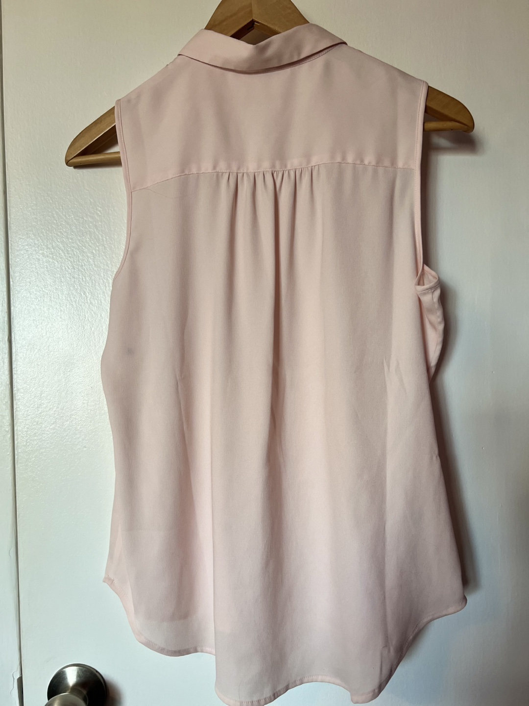 #freecycle Ann Taylor Sleeveless Blouse, Pink, Embellished - photo 3
