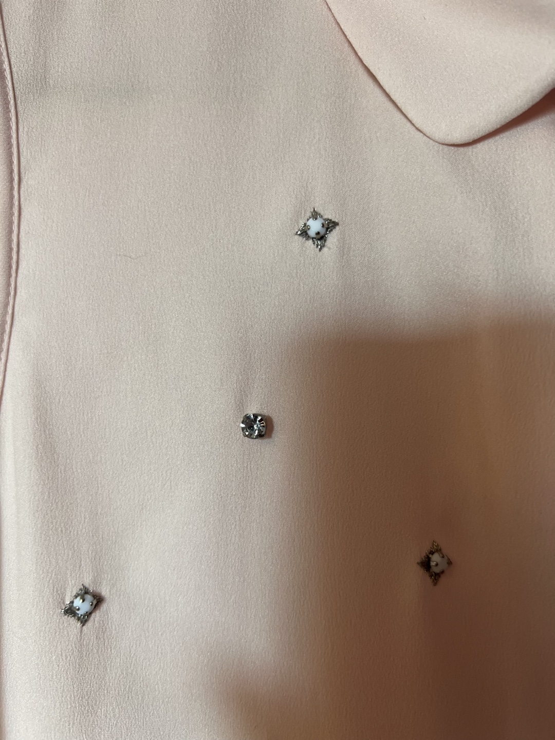 #freecycle Ann Taylor Sleeveless Blouse, Pink, Embellished - photo 4