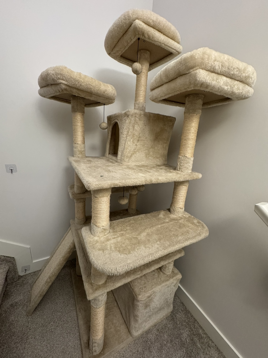 Large Beige Cat Tree