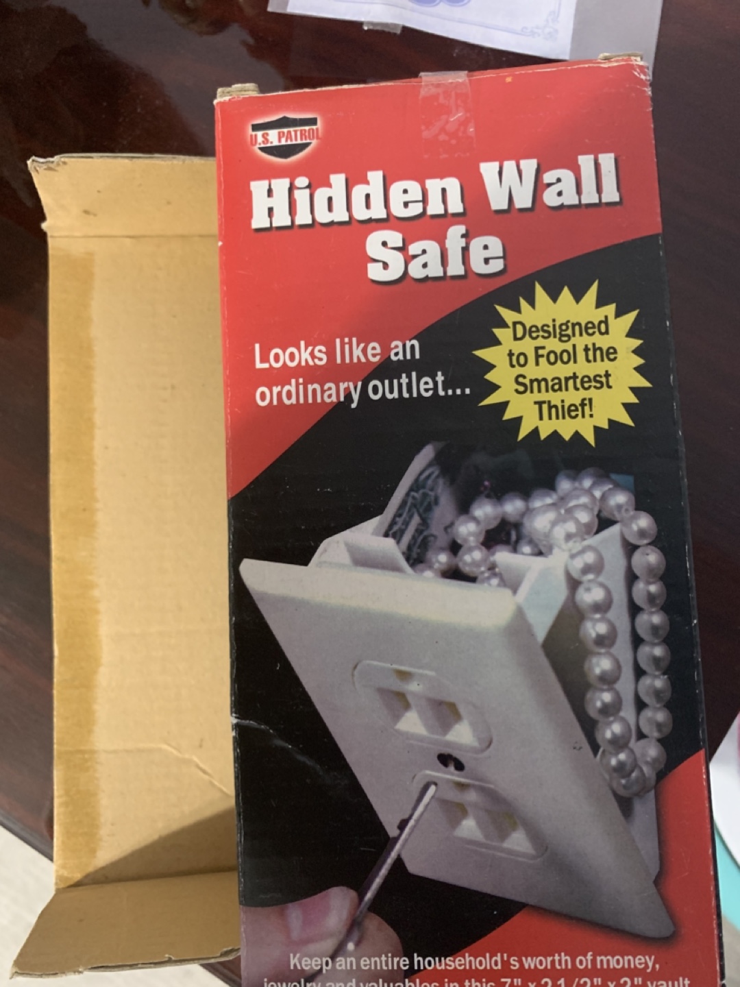 Hidden wall safe