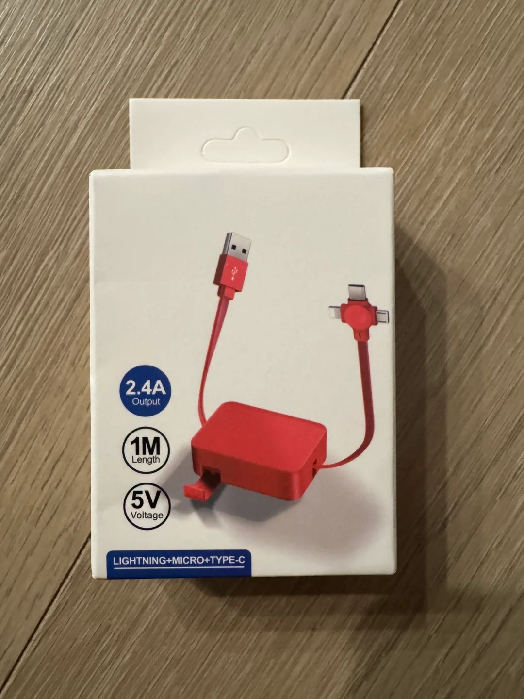 Portable 3-in-1 Charging Cable Organiser image indicator(4)