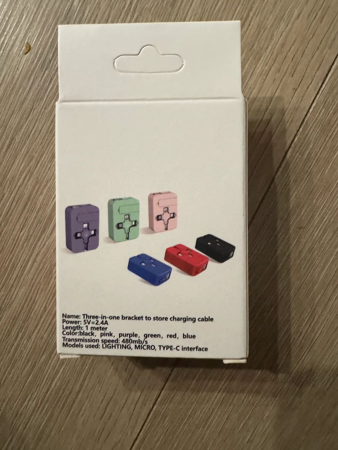 Portable 3-in-1 Charging Cable Organiser image indicator(5)