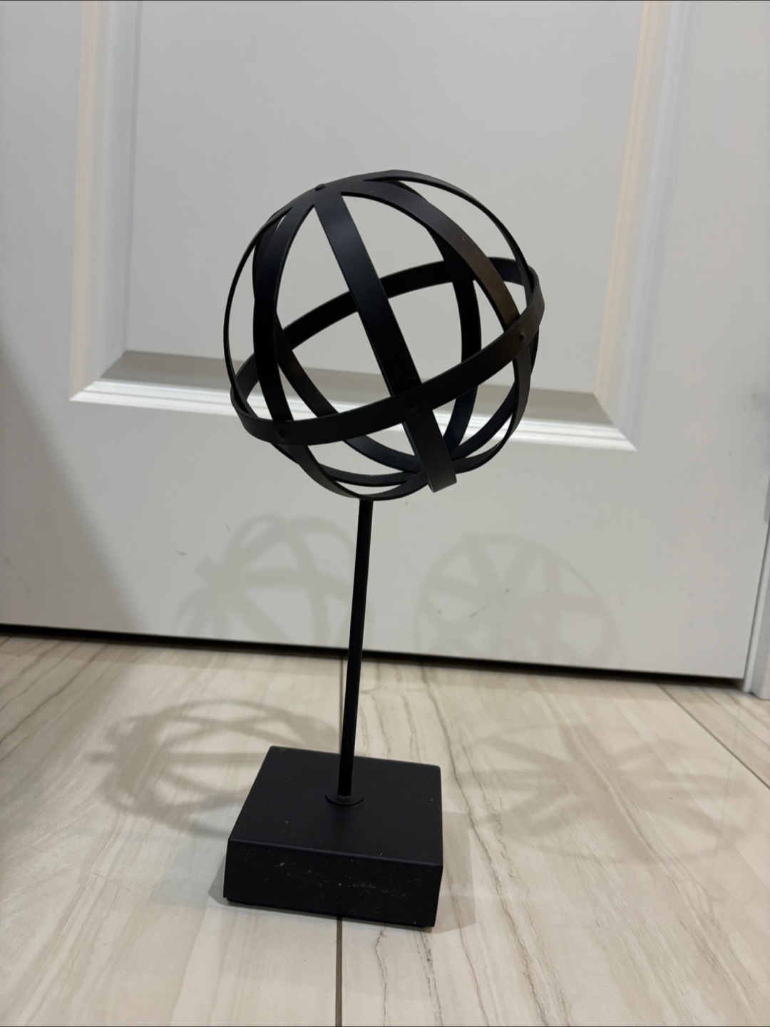 Ikea Black Metal Sphere Decor #freecycle - photo 3
