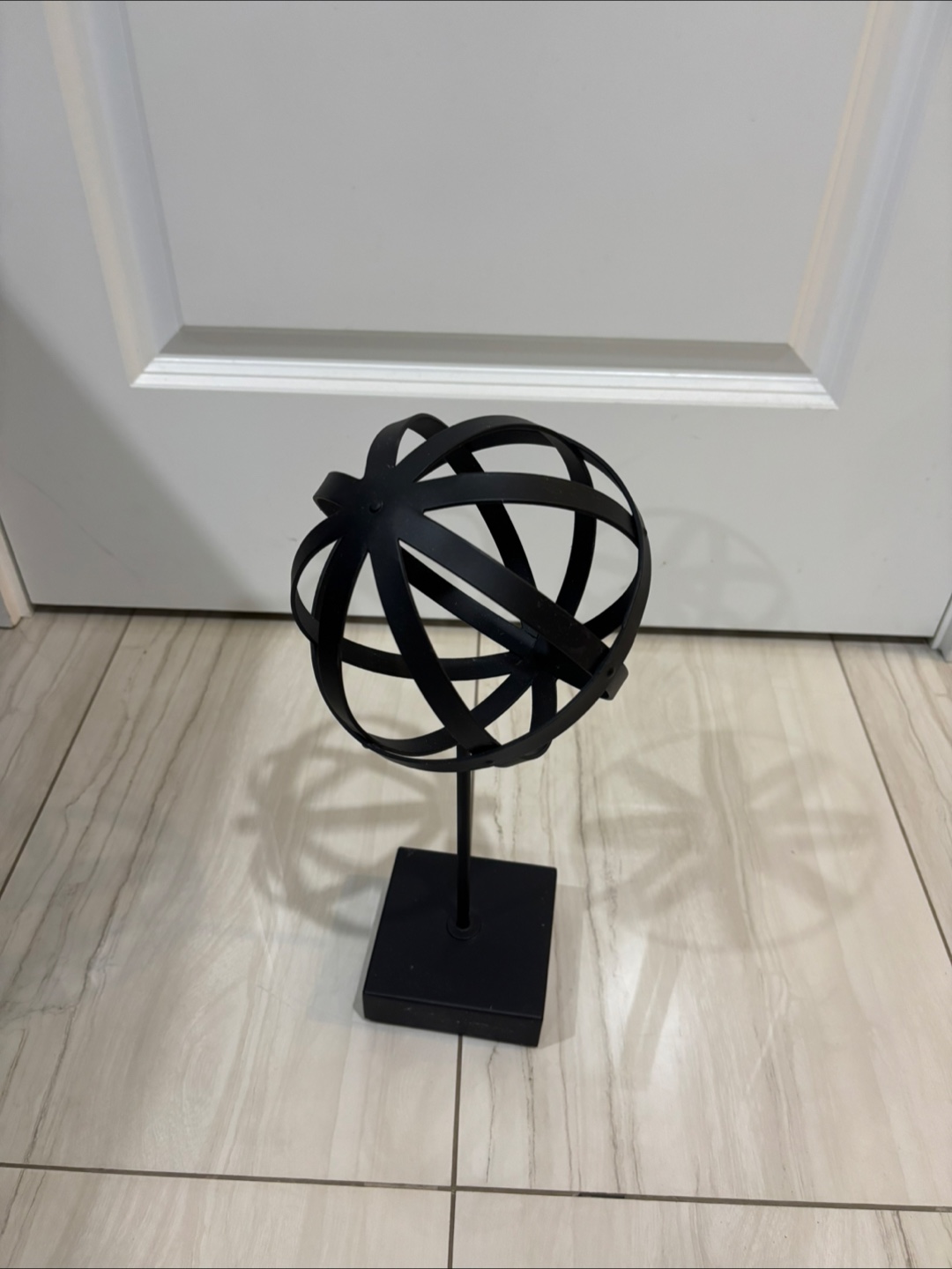 Ikea Black Metal Sphere Decor #freecycle - photo 2