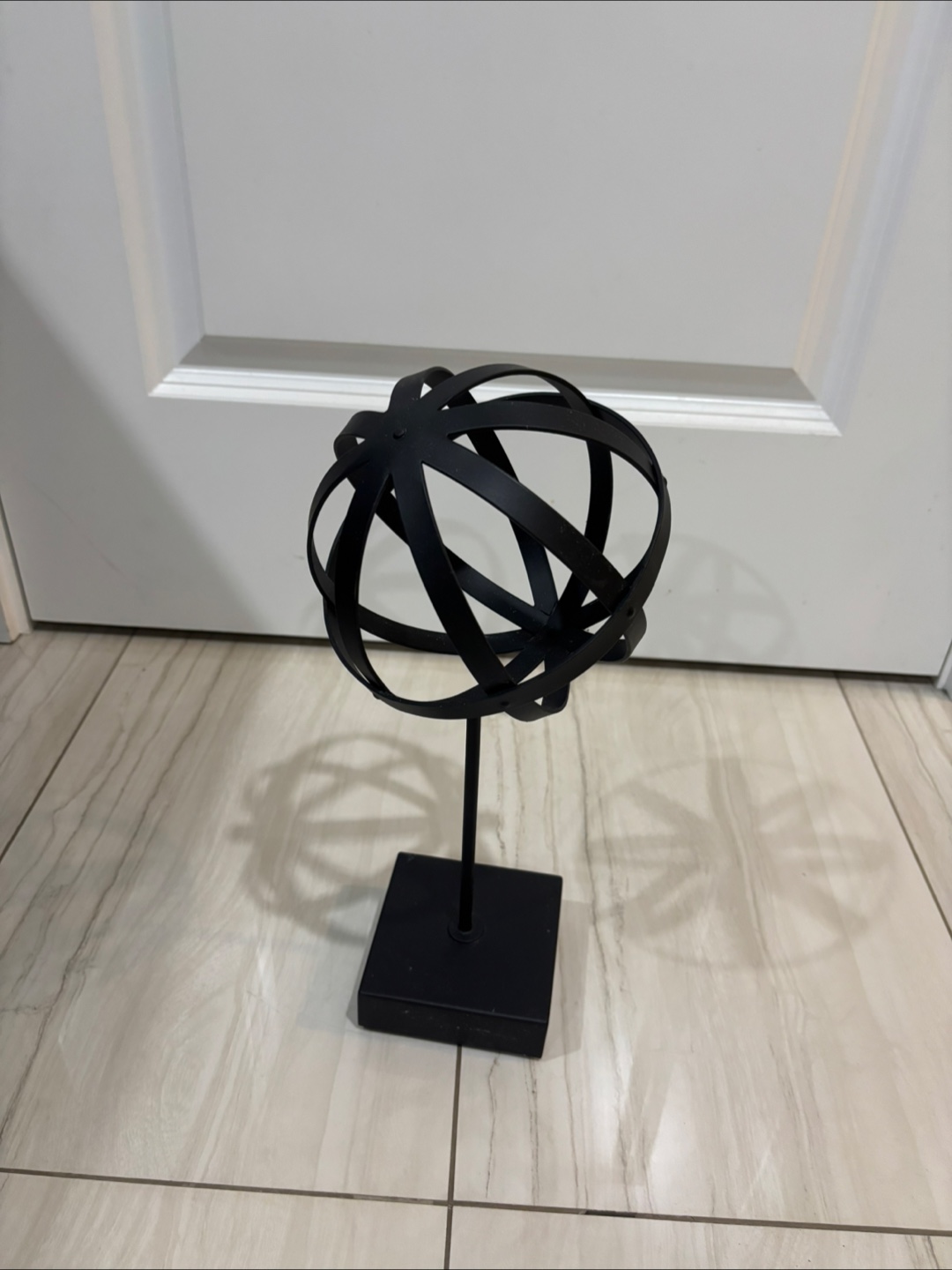 Ikea Black Metal Sphere Decor #freecycle