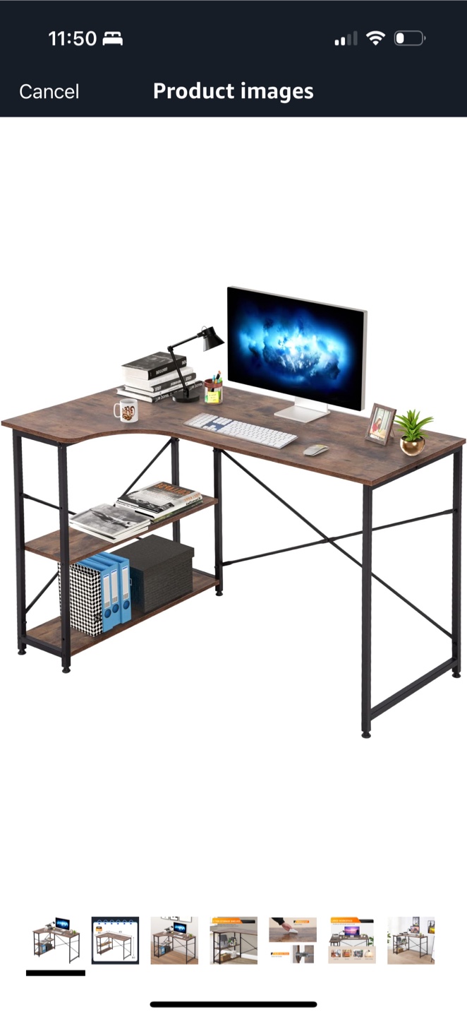 Moving out sale! Computer Desk with 2 shelves