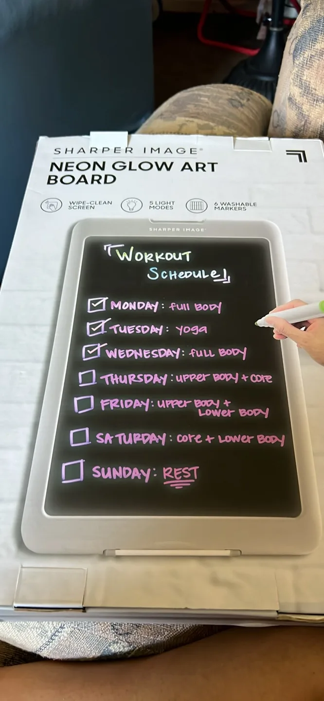 Sharper Image Neon Glow Art Board thumbnail