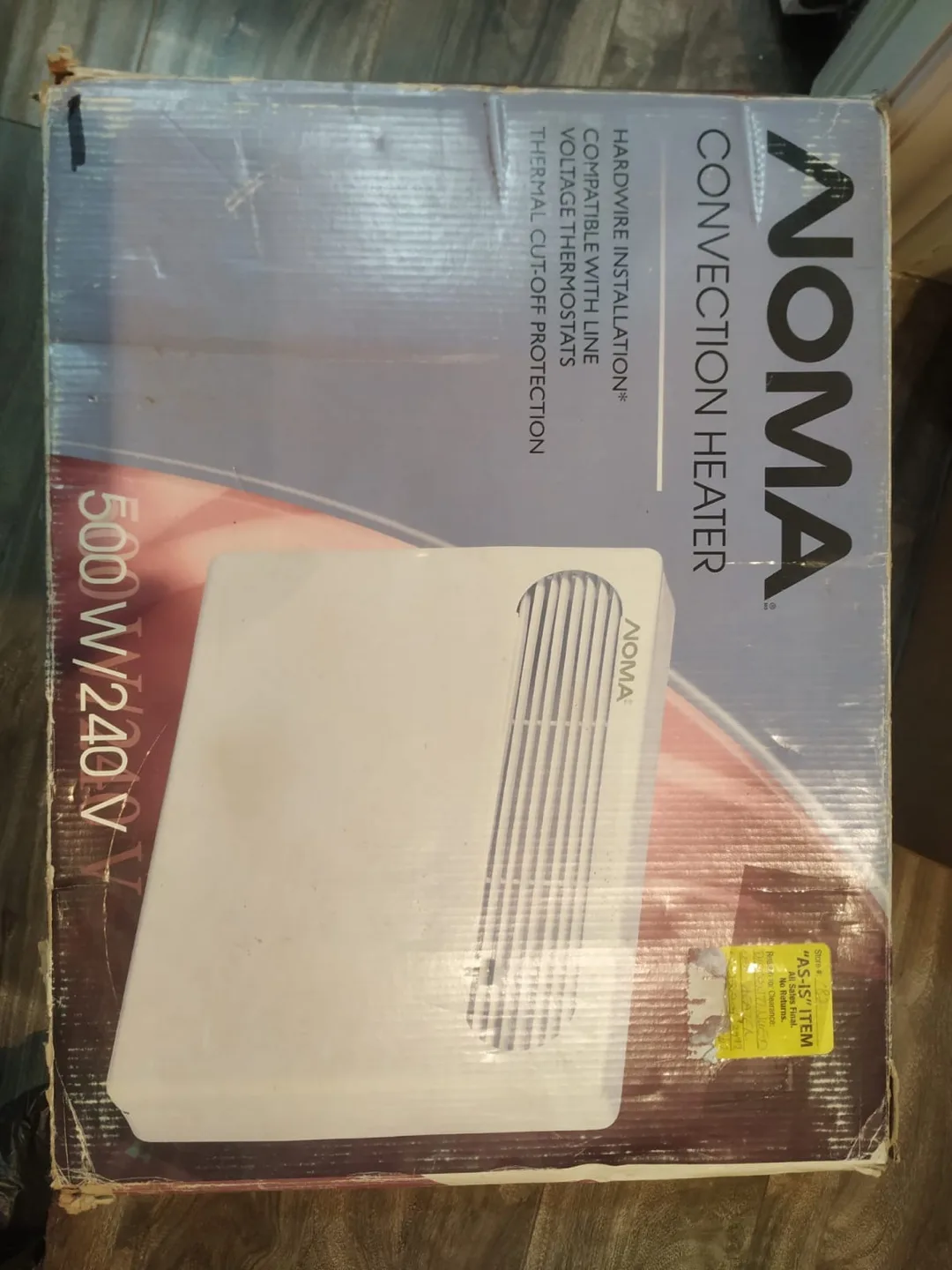 NOMA 500W 240V Convection Heater thumbnail