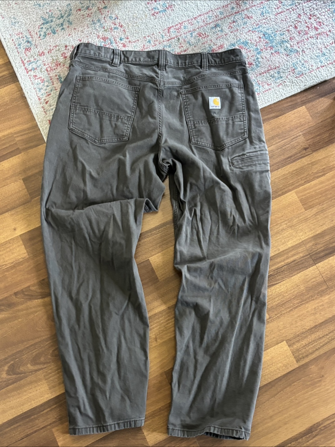 Men's Carhartt Dark Grey Work Pants - photo 3