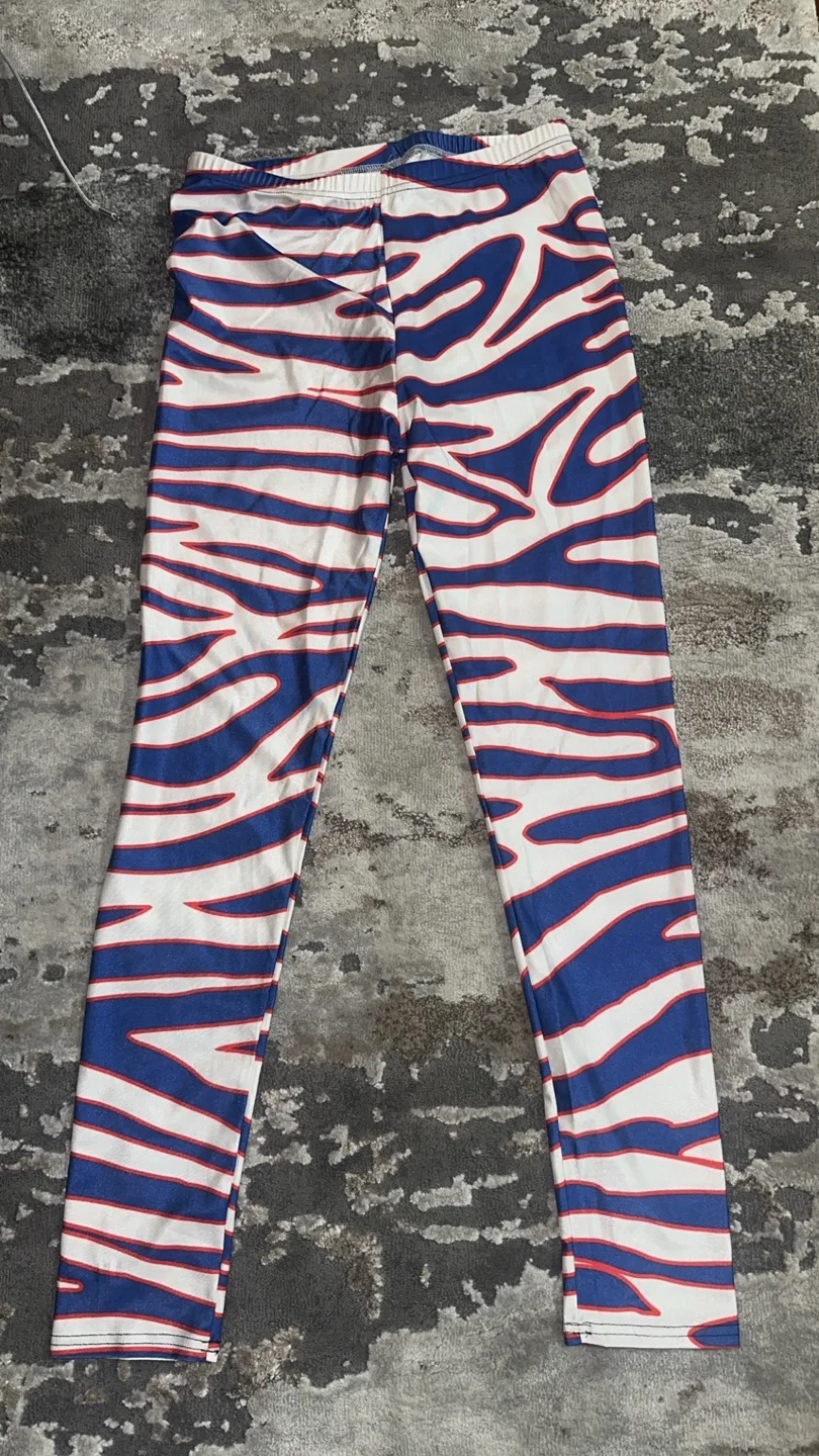 Buffalo Bills Zebra Print Leggings thumbnail