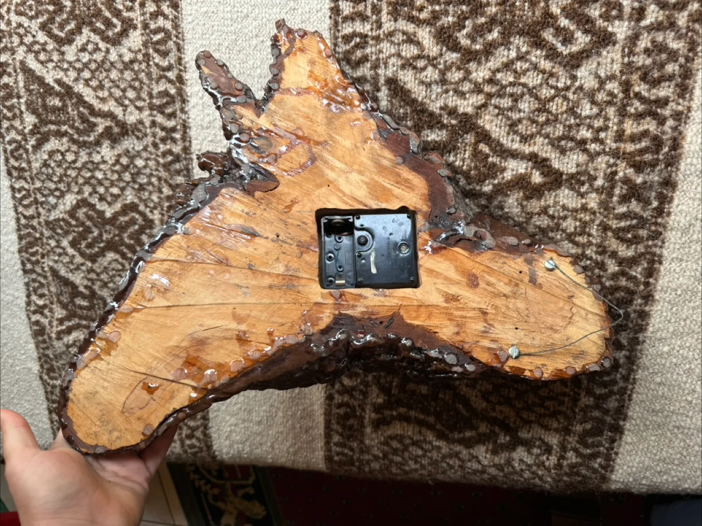 Unique Wooden Wall Clock image indicator(2)
