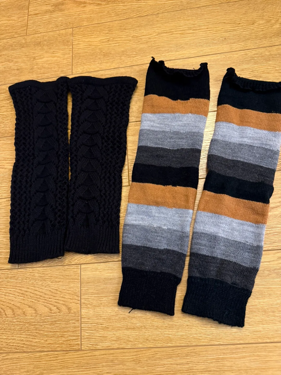 Women's Knitted Leg Warmers - 2 Pairs #freecycle thumbnail