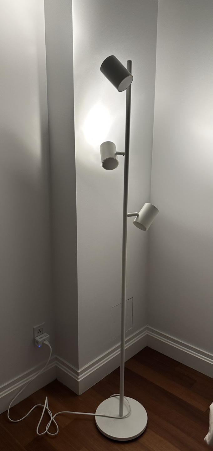 IKEA NYMÅNE Floor Lamp White - photo 2