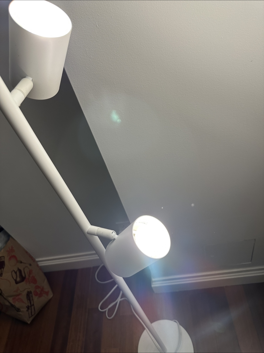 IKEA NYMÅNE Floor Lamp White - photo 4