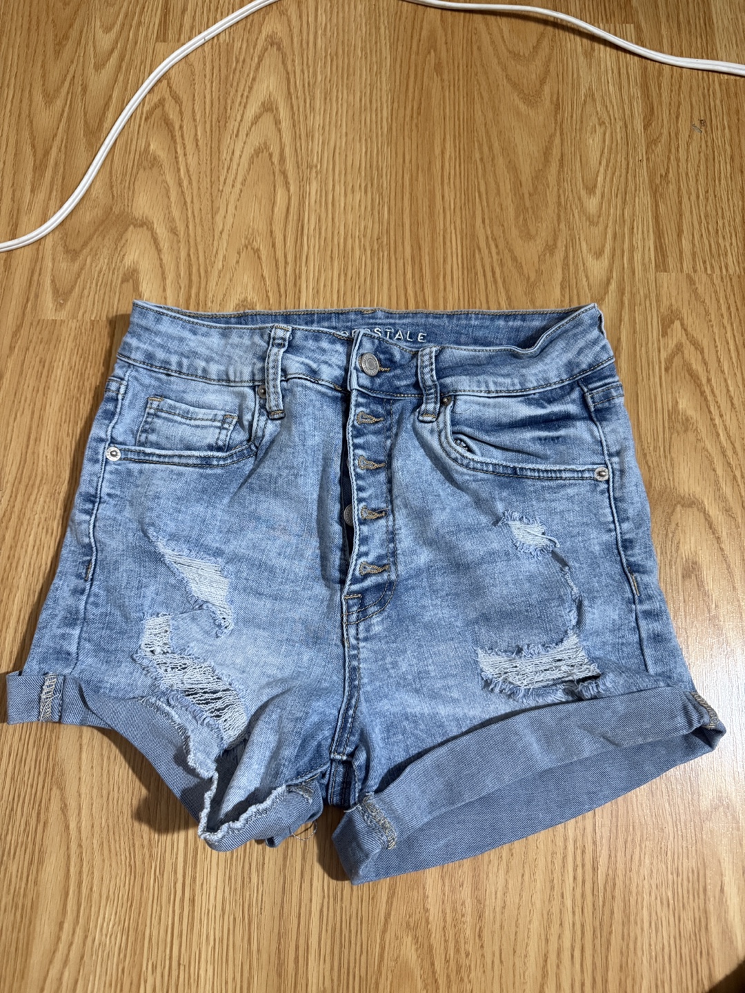 Two pairs of Aeropostale denim shorts - photo 2