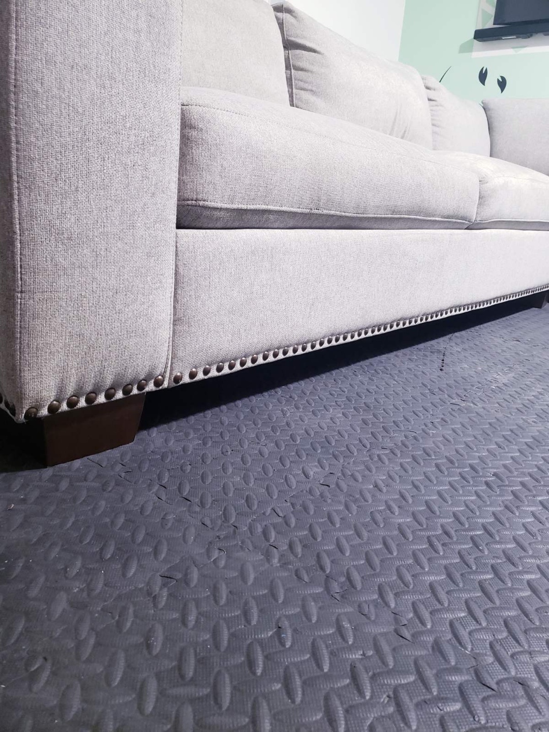 Grey L-Shaped Sectional Sofa ( Delivery Available ) - photo 5